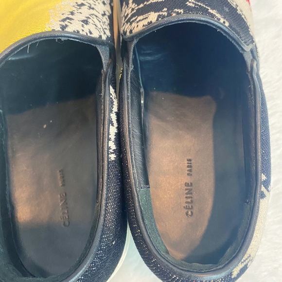 Celine Tartan Multicolor Skate Slip On Sneakers - Picture 6 of 8